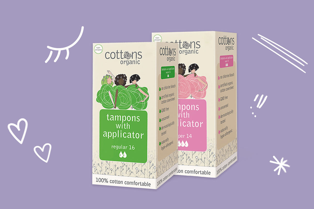 Cottons Organic Tampons with Applicator