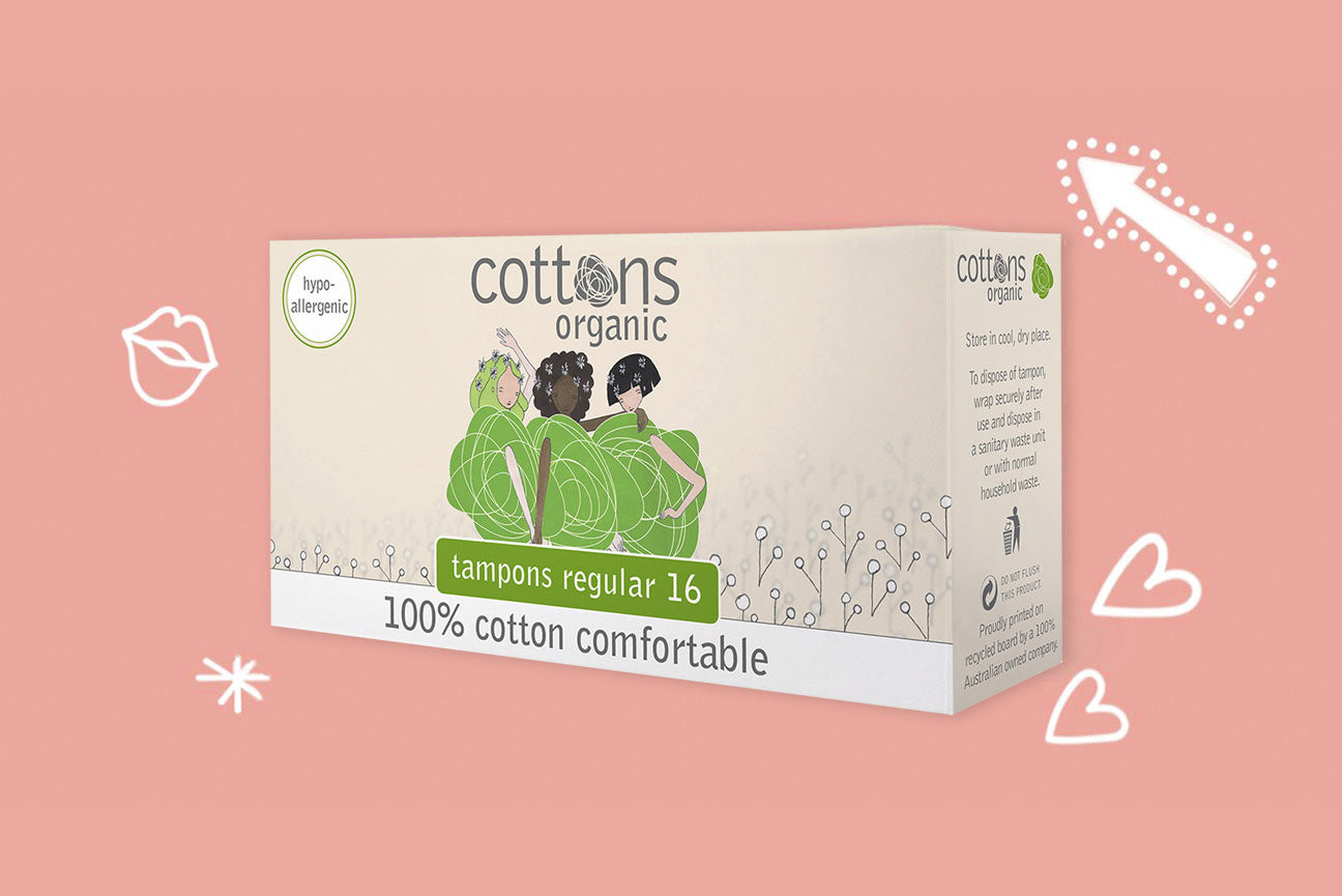 Cottons Organic Tampons- Regular