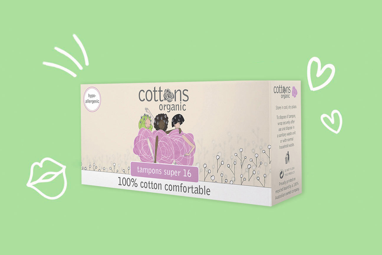 Cottons Organic Tampons- Super